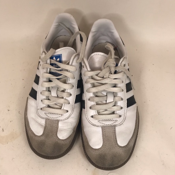 adidas Samba Classic OG J Cloud White Core Black (GS) #IE3675 Kids Size 4.5 - Picture 3 of 8